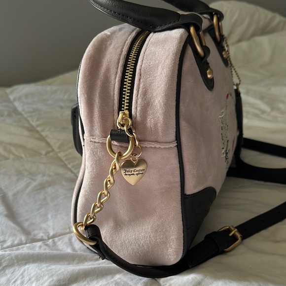 Juicy Couture Pink and Black Women's Bag - Picture 4 of 12